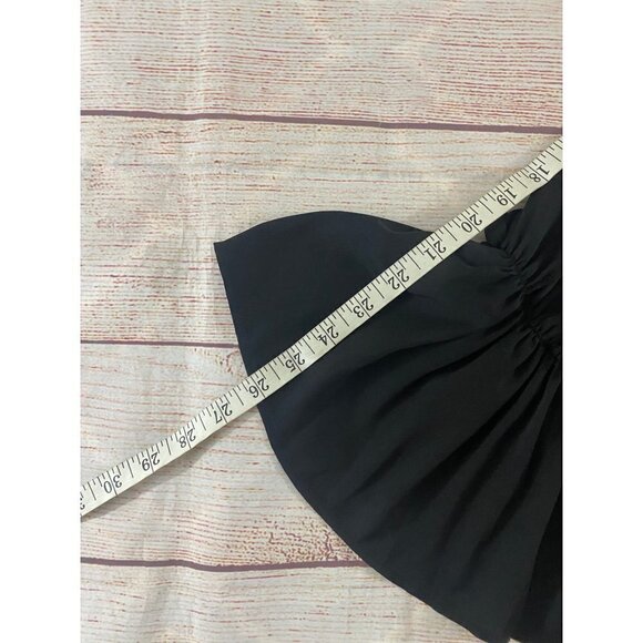 Eloquii Black One Sleeve Women's Casual Blouse - 18 - Picture 6 of 12